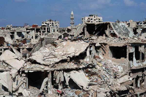 خانه ویران در شهر حمص سوریه - اسپوتنیک ایران  