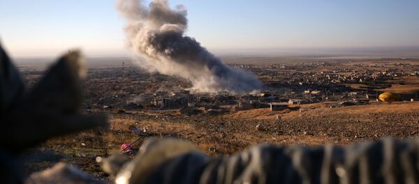 Наступление курдских военизированных формирований на город Синджар в Ираке - اسپوتنیک ایران  