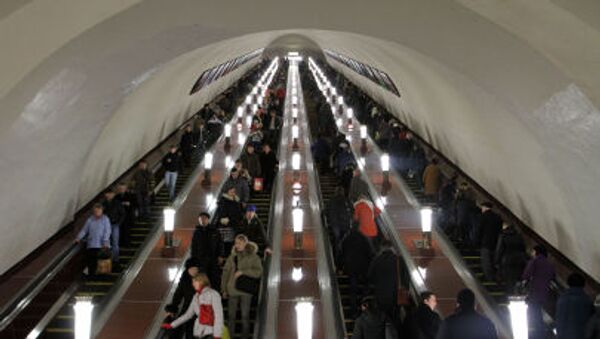 Эскалатор на станции метро Комсомольская в Москве - اسپوتنیک ایران  