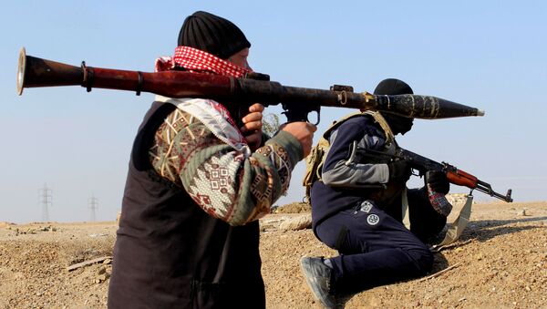 شبه نظامیان  داعش در غرب بغداد - اسپوتنیک ایران  
