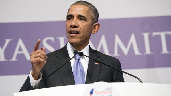 Президент США Барак Обама на саммите G20 в Анталье - اسپوتنیک ایران  